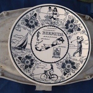 Bermuda Ironstone Collector Plate from the 50's
